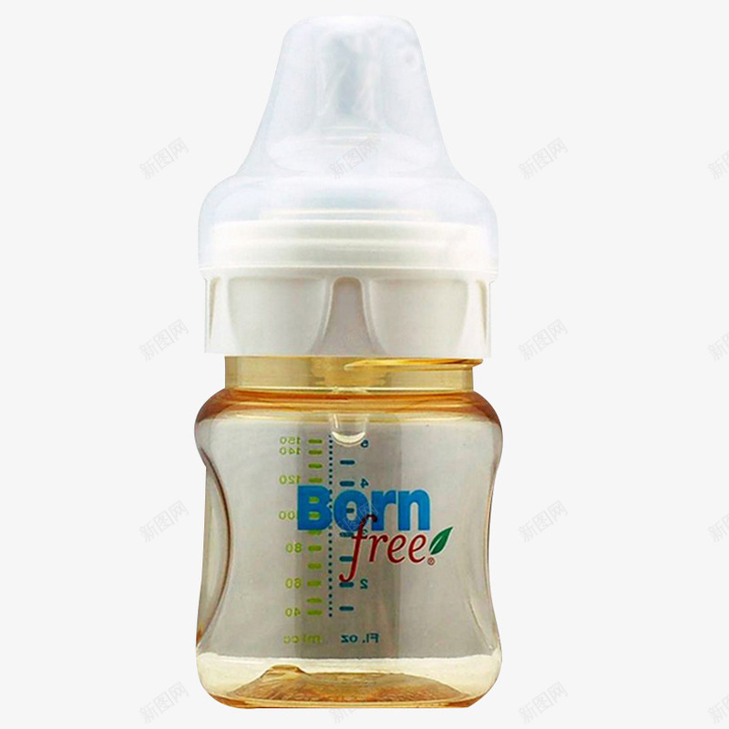Bornfree奶瓶png免抠素材_新图网 https://ixintu.com PES奶瓶 产品实物 宽口防胀气婴儿奶瓶