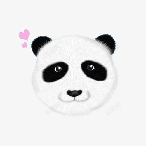可爱的熊猫头像png免抠素材_新图网 https://ixintu.com 动物头像 可爱 头像 熊猫