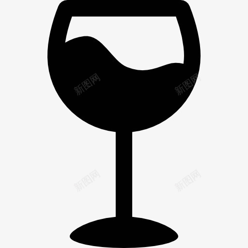 超大的WineGlass图标png_新图网 https://ixintu.com 酒吧 酒精 食品 餐厅 饮料