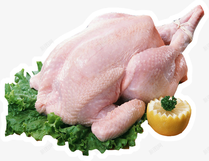 整个鸡跟柠檬png免抠素材_新图网 https://ixintu.com 产品实物 柠檬 美食 餐饮 鸡