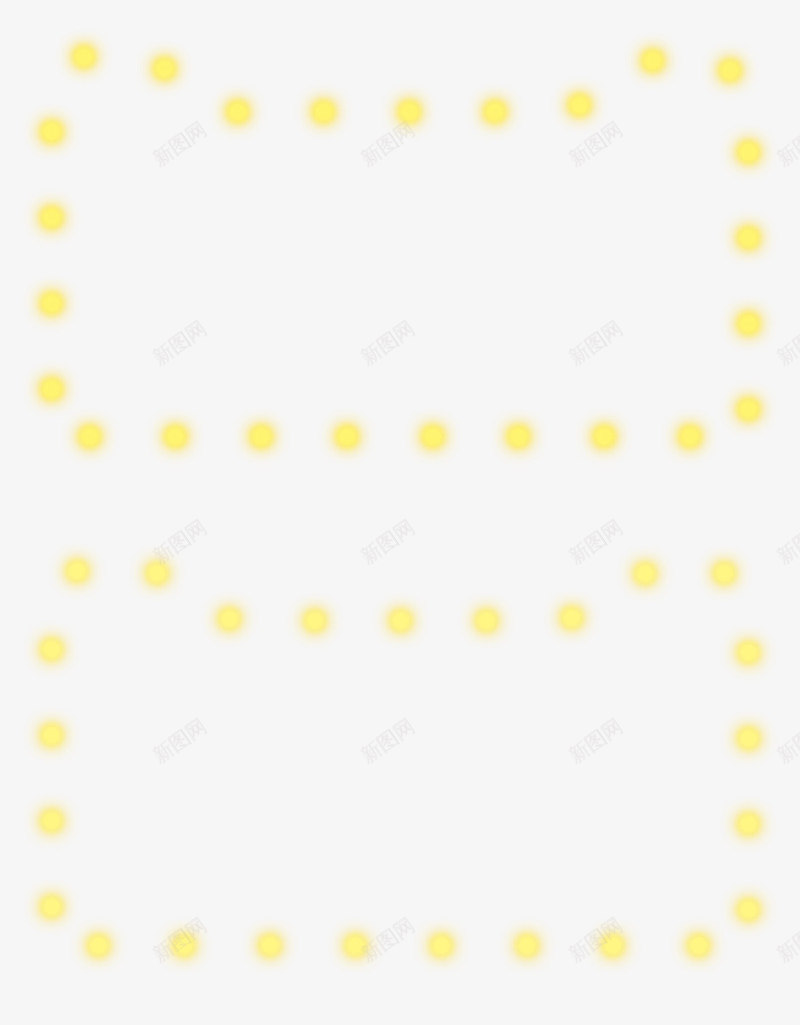 黄色双11灯光图标png_新图网 https://ixintu.com 11 图标 灯光 黄色