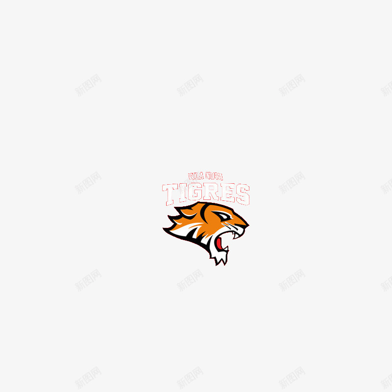 老虎头像psd免抠素材_新图网 https://ixintu.com 凶猛 头像 老虎 黄色