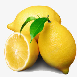 黄色柠檬元素素材