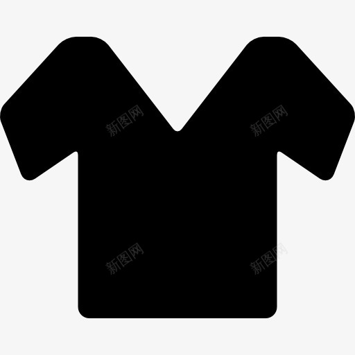 T恤的领口图标png_新图网 https://ixintu.com 时装 服装 短袖 衬衫