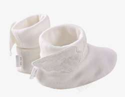 安妮格迪斯有机棉白色新生儿脚套素材
