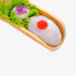 虾肉虾球实物虾滑海报高清图片