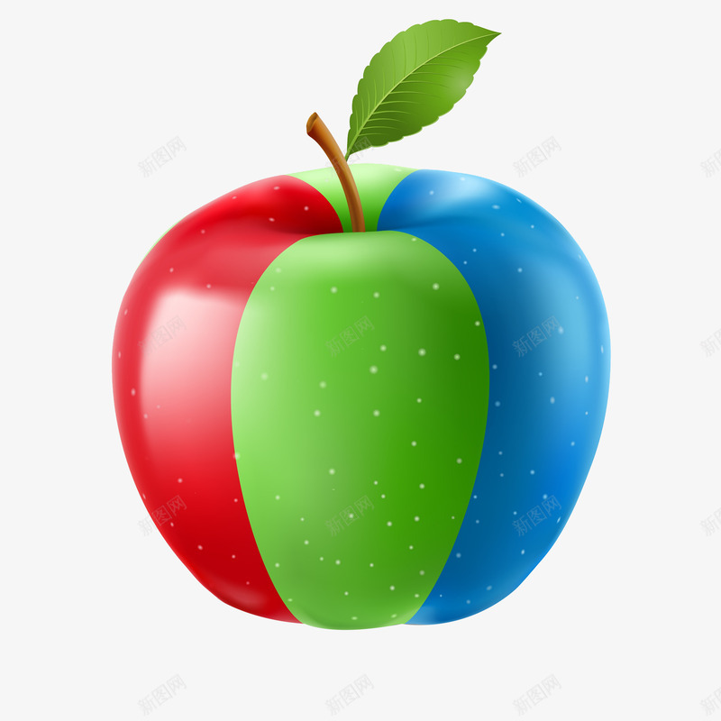 卡通多色苹果png免抠素材_新图网 https://ixintu.com 卡通 多色 果肉 栖霞苹果 水果 清脆香甜 甜的 苹果 营养丰富 酸甜的
