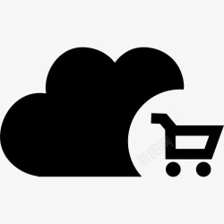 购物符号购买云符号图标高清图片