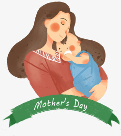 母亲节图片下载手绘可爱装饰插图母亲节快乐妈妈高清图片