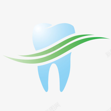 牙齿logo图标矢量图图标