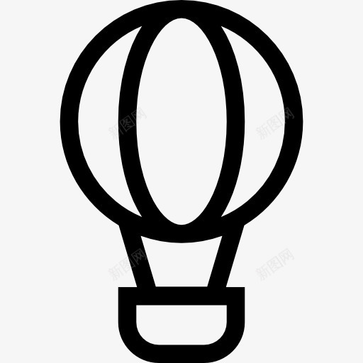 热气球的婴儿玩具图标png_新图网 https://ixintu.com 婴儿玩具 工具和器具 气球 气球玩具 气球的轮廓 热气球