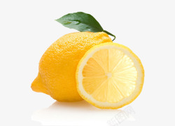柠檬黄色装饰素材