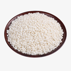 精选靓米产品实物白色白糯米高清图片