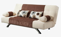 可折叠沙发宜家家具布艺沙发床两用高清图片