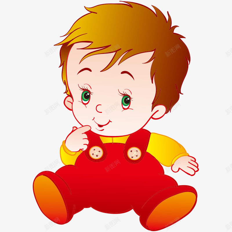 婴儿可爱萌png免抠素材_新图网 https://ixintu.com 儿童 卖萌 卡通 可爱 婴儿 婴幼儿 小孩 幼儿 手绘 手绘婴儿 红色 萌 超可爱