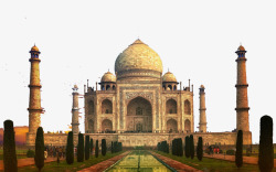 印度泰姬陵建筑二素材