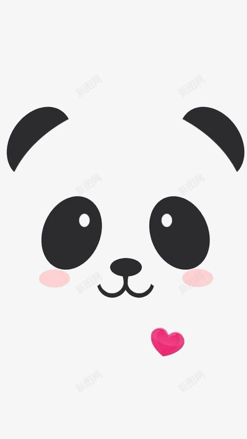 熊猫png免抠素材_新图网 https://ixintu.com 卡通熊猫 可爱熊猫 手绘熊猫 熊猫头像
