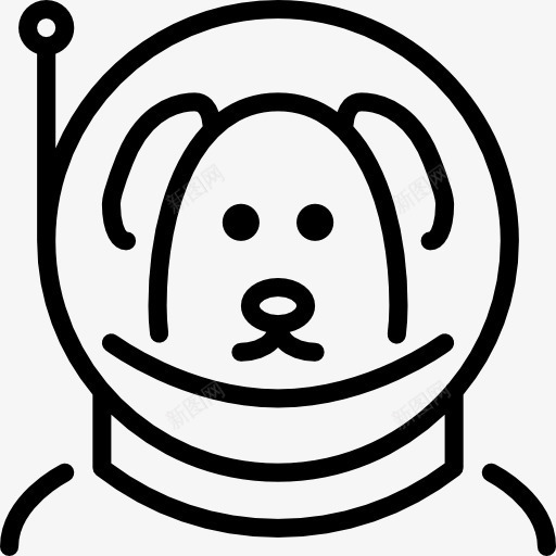 宇航员图标png_新图网 https://ixintu.com 动物 头像 宇航员 水肺 狗 用户 空间