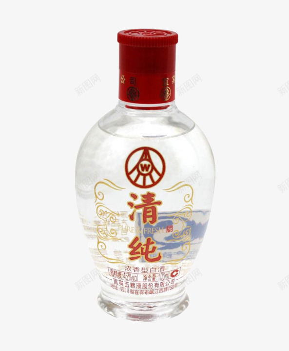 小清纯白酒酒水png免抠素材_新图网 https://ixintu.com 瓶装 白酒 酒水 饮料