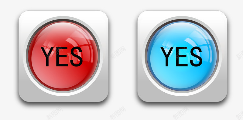 网站按钮png免抠素材_新图网 https://ixintu.com 卡通图案 按钮 确定按钮 确认按钮 网页素材