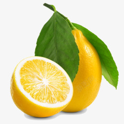 柠檬绿叶素材