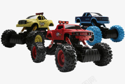 男儿玩具车三色四驱玩具车高清图片