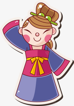 跳舞的美女素材