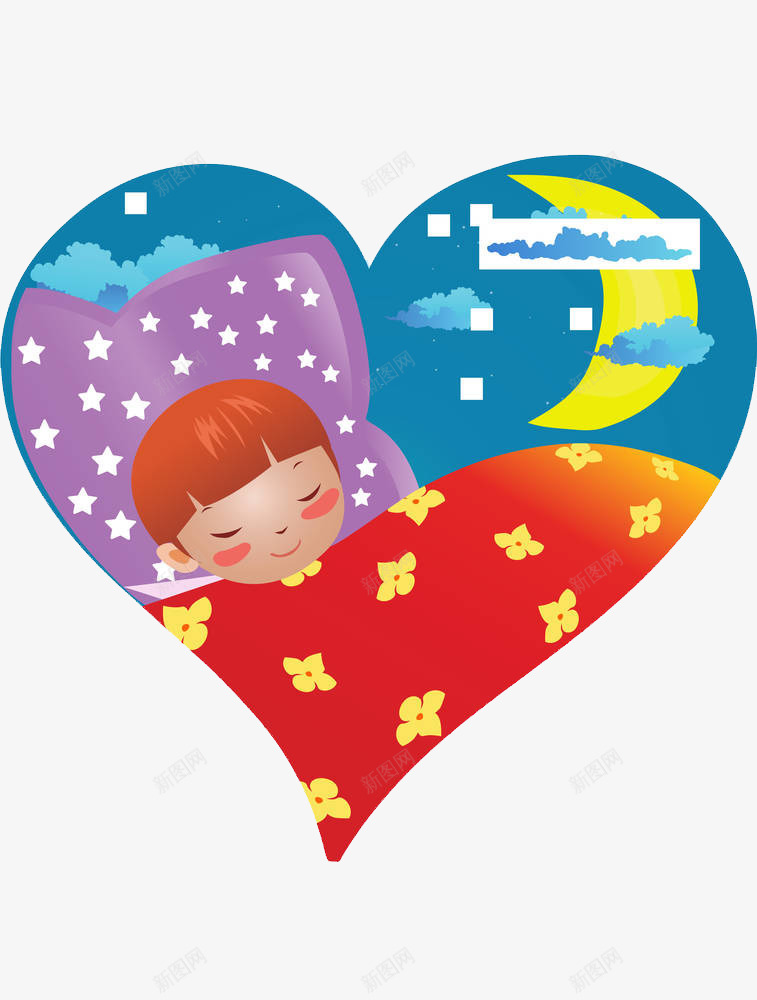 图标夜晚睡着的宝宝png_新图网 https://ixintu.com 呼呼睡着的宝宝 夜晚睡着的宝宝 宝宝 宝宝睡着了 睡宝宝 睡着的孩子 睡觉的宝宝