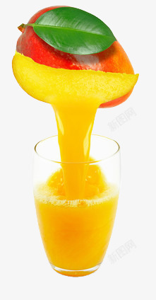 芒果汁素材