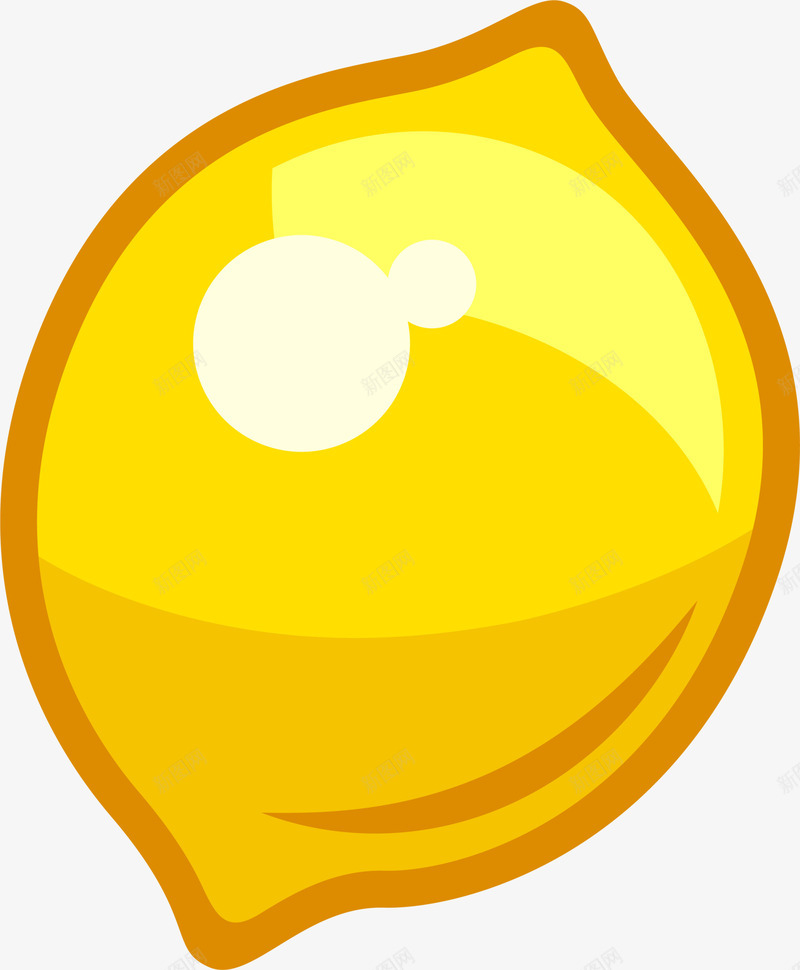 黄色卡通柠檬png免抠素材_新图网 https://ixintu.com 卡通 果实 柠檬 水果 清新 简约 装饰图案 黄色
