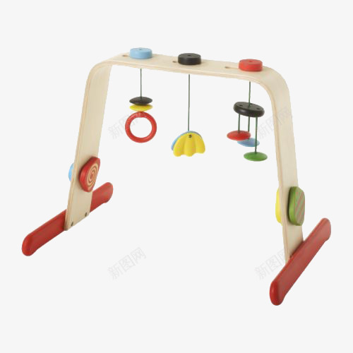 婴儿游戏架png免抠素材_新图网 https://ixintu.com 多色 婴儿游戏架 桦木 玩具