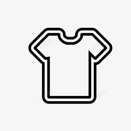 短袖上衣图标png_新图网 https://ixintu.com T恤 上衣