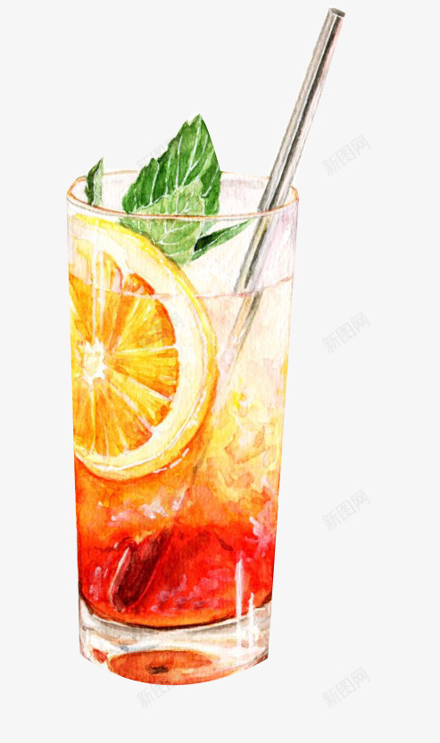 一杯果汁png免抠素材_新图网 https://ixintu.com 冷饮 杯子 果汁 矢量装饰 装饰 饮料