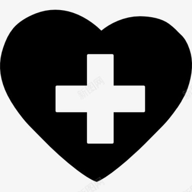 医院十字标志图标图标