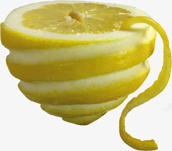 半个柠檬png免抠素材_新图网 https://ixintu.com 小柠檬 柠檬 柠檬皮