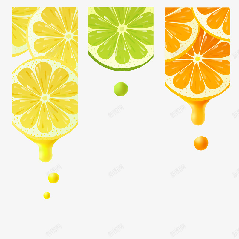 柠檬bannerpng免抠素材_新图网 https://ixintu.com banner 彩色柠檬 柠檬 柠檬汁 水果