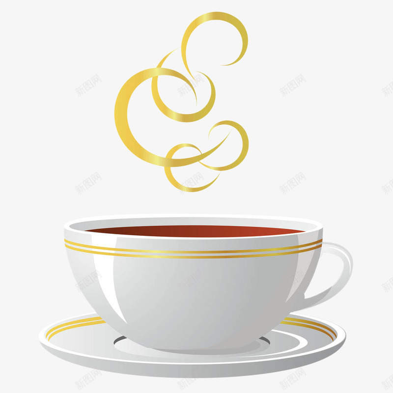 手绘茶杯png免抠素材_新图网 https://ixintu.com 冒热气的茶 奶茶 杯子 热气 白色 茶 茶杯 饮料