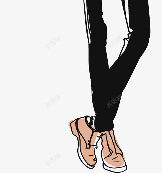 手绘卡通女孩矢量图ai免抠素材_新图网 https://ixintu.com 卡通人物 女孩 手绘 矢量孩子 矢量图