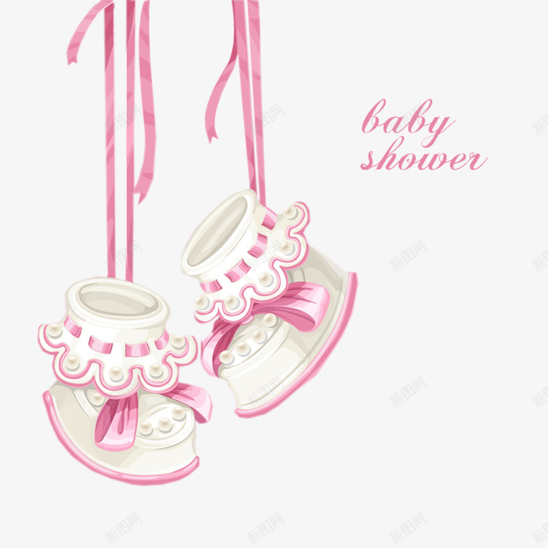 婴儿鞋子婴儿派对元素png免抠素材_新图网 https://ixintu.com 婴儿 婴儿派对 婴儿鞋子 迎婴派对