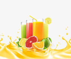 创意水果汁水果汁高清图片