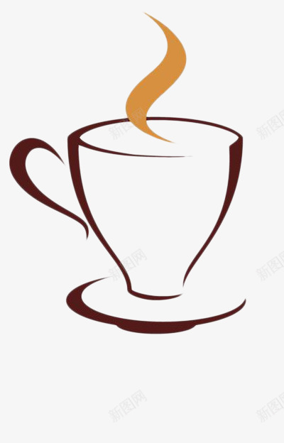 手绘热茶杯png免抠素材_新图网 https://ixintu.com 冒热气的茶 奶茶 手绘 杯子 热气 热茶杯 线条 茶 饮料
