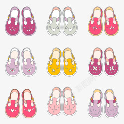 粉红色女宝宝鞋女宝宝鞋合集高清图片