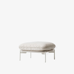 柔软白色简单的小凳子高清图片