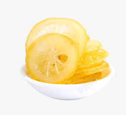 柠檬和碗柠檬片高清图片