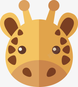 长颈鹿头像素材