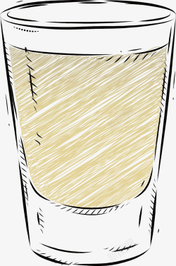 罗汉果手绘手绘的罗汉果茶饮品矢量图高清图片