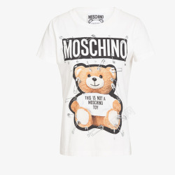 小熊T恤moschino小熊T高清图片