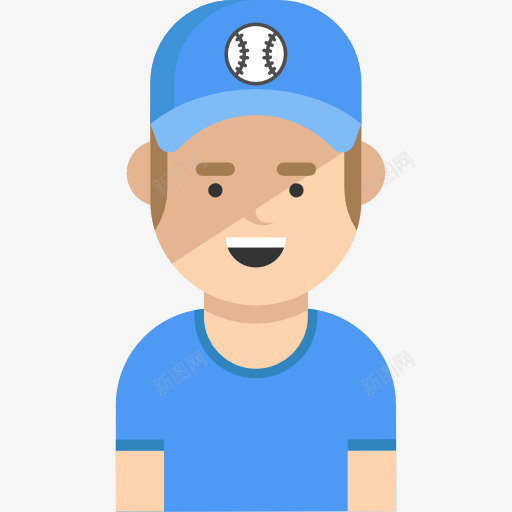 棒球运动员图标png_新图网 https://ixintu.com 体育比赛 头像 棒球运动员 用户 社会概况
