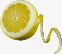 切开的柠檬水果素材