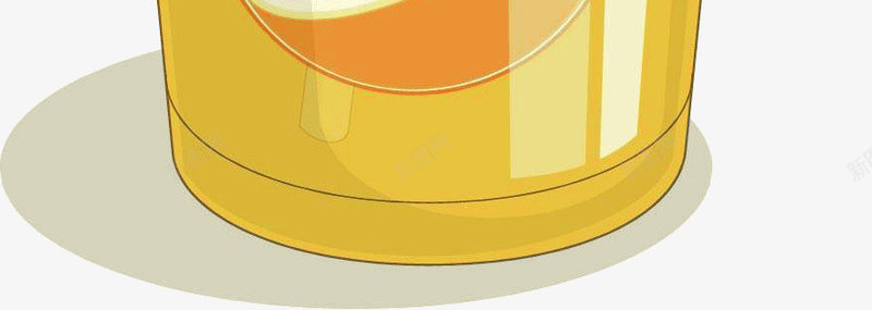 一杯橙汁插画png免抠素材_新图网 https://ixintu.com 果汁 果蔬汁 橙汁 饮料